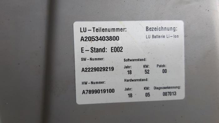 Akumulator (Hybryda) z Mercedes-Benz E (W213) E-300de 2.0 Turbo 16V 2019