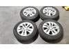 Set of wheels + tyres from a Peugeot 3008 II (M4/MC/MJ/MR), 2016 1.2 12V e-THP PureTech 130, MPV, Petrol, 1.199cc, 96kW (131pk), FWD, EB2ADTS; HNS, 2018-07, MRHNS 2018