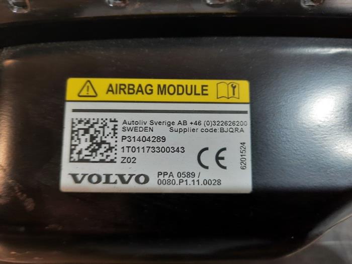 Airbag piétons d'un Volvo V40 (MV) 2.0 D2 16V 2018