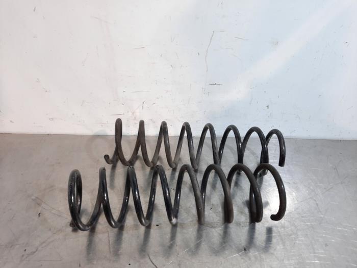 Rear coil spring from a Volvo V40 (MV) 2.0 D2 16V 2018