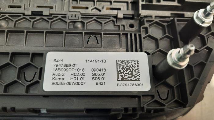 Klimabedienteil BMW 5 serie 520d xDrive 2.0 TwinPower Turbo 16V  