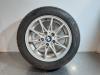 Wheel + winter tyre from a BMW 1 serie (F20), 2011 / 2019 116i 1.6 16V, Hatchback, 4-dr, Petrol, 1.598cc, 100kW (136pk), RWD, N13B16A, 2011-07 / 2015-02, 1A11; 1A12 2014