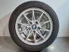 Wheel + winter tyre from a BMW 1 serie (F20), 2011 / 2019 116i 1.6 16V, Hatchback, 4-dr, Petrol, 1.598cc, 100kW (136pk), RWD, N13B16A, 2011-07 / 2015-02, 1A11; 1A12 2014