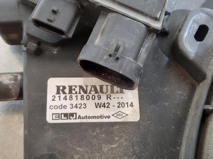 Kühlgebläse van een Renault Captur (2R) 1.5 Energy dCi 90 FAP 2014