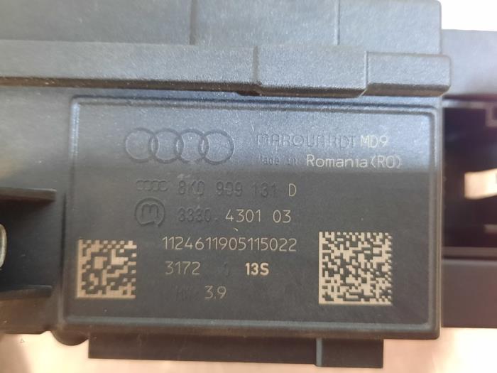 Ignition lock + key from a Audi A5 Sportback (8TA) 2.0 TDI 16V 2012