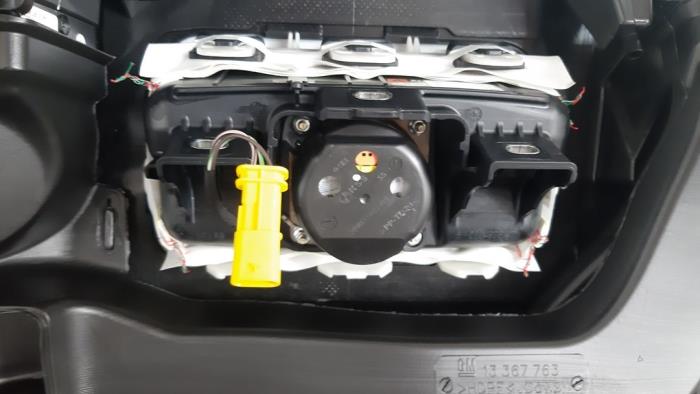 Airbag set + dashboard de un Opel Astra K 1.6 CDTI 16V 2018