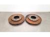 Front brake disc from a Mitsubishi L-200 2.4 Clean Diesel 4WD 2017