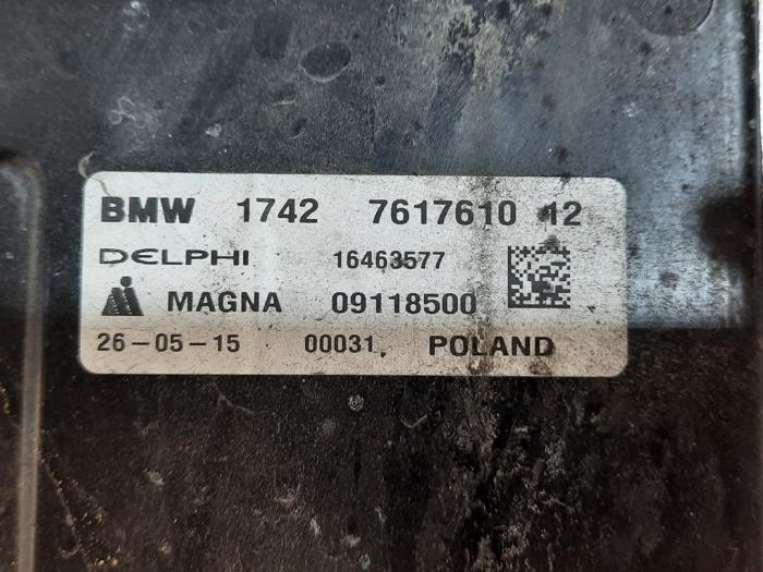Aleta de refrigeración de un BMW 2 serie Active Tourer (F45) 218i 1.5 TwinPower Turbo 12V 2015