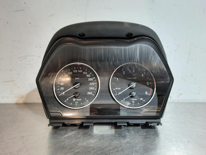 Odometer KM from a BMW 1 serie (F20) 116d 1.5 12V TwinPower 2015
