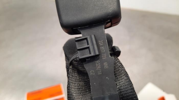 Rear seatbelt buckle, left from a Volkswagen T-Roc 1.6 TDI BMT 16V 2019