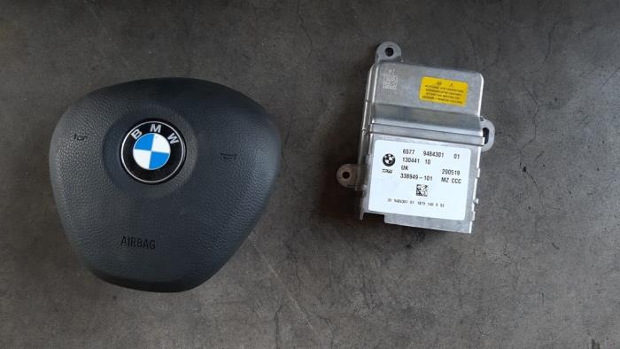 Airbag set + dashboard from a BMW 2 serie Gran Tourer (F46) 216d 1.5 TwinPower Turbo 12V 2019