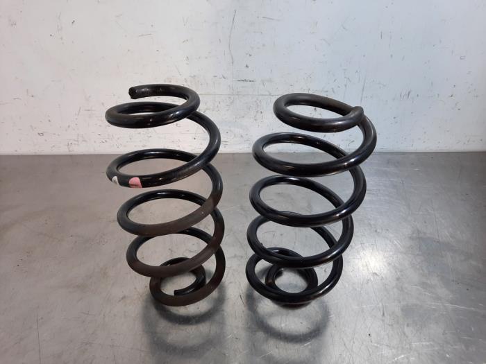 Rear coil spring from a Nissan Juke (F15) 1.5 dCi 2016