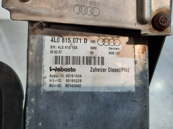 Ogrzewanie postojowe z Audi Q7 (4LB) 3.0 TDI V6 24V 2007