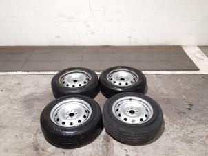 Used Set of wheels + tyres Fiat Fiorino (225) 1.3 D 16V Multijet Price € 260,15 Inclusive VAT offered by Autohandel Didier