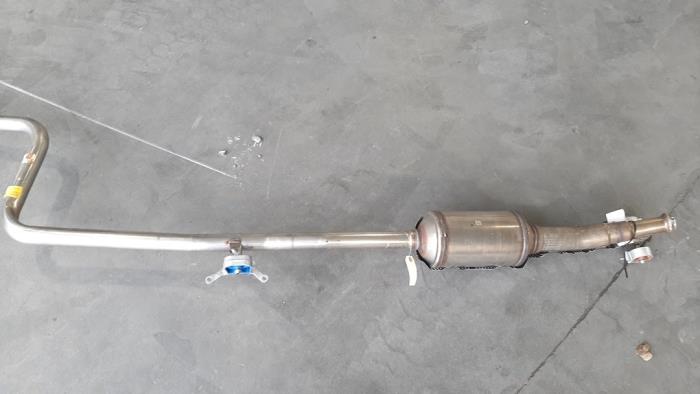Exhaust (complete) from a Peugeot 408 1.2 PureTech 130 2023