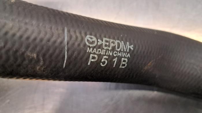 Radiator hose from a Mazda MX-5 (ND) 1.5 Skyactiv G-131 16V 2020