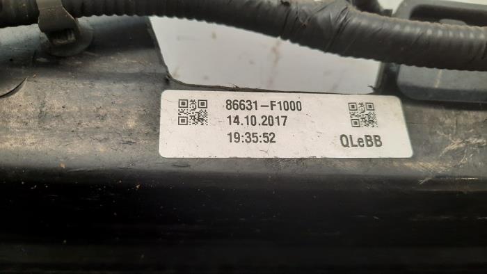 Cadre pare-chocs arrière d'un Kia Sportage (QL) 1.7 CRDi 115 16V 4x2 2018