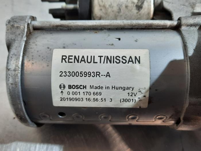 Démarreur d'un Renault Clio V (RJAB) 1.0 TCe 100 12V 2019