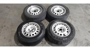 Used Set of wheels + tyres Peugeot Expert (VA/VB/VE/VF/VY) 2.0 Blue HDi 145 16V Price on request offered by Autohandel Didier