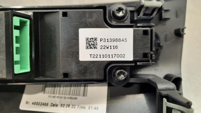 31455683 Air conditioning control panel Volvo V60 II 2.0 B5 16V Mild Hybrid ...