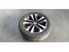 Wheel + tyre from a Volkswagen T-Roc, 2017 1.0 TSI 12V BlueMotion, SUV, Petrol, 999cc, 85kW (116pk), FWD, CHZJ; DKRF, 2017-07 / 2020-11 2020