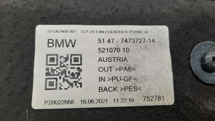 Alfombrilla de maletero de un BMW 3 serie Touring (G21) M340d xDrive 3.0 Mild Hybrid 24V 2021