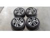 Set of wheels + tyres from a Peugeot 208 II (UB/UH/UP), 2019 1.5 BlueHDi 100, Hatchback, 4-dr, Diesel, 1.499cc, 75kW (102pk), FWD, DV5RD; YHY; DV5RCF; YHT, 2019-06 2022