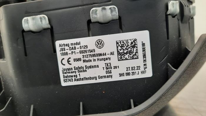 Poduszka powietrzna lewa (kierownica) z Volkswagen Golf VIII (CD1) 2.0 GTD 16V 2022
