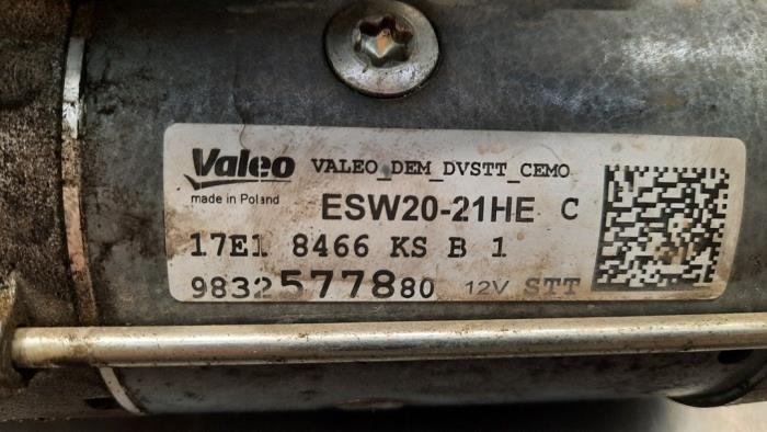 Rozrusznik z Peugeot Expert (VA/VB/VE/VF/VY) 1.5 BlueHDi 120 2021