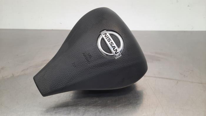 Left airbag (steering wheel) from a Nissan NP 300 Navara (D23) 2.3 dCi twinturbo 16V 4x4 2019