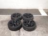 Set of wheels + winter tyres from a Peugeot 2008 (CU), 2013 / 2019 1.2 12V e-THP PureTech 130, MPV, Petrol, 1.199cc, 96kW (131pk), FWD, EB2DTS; HNY; EB2ADTS; HNS, 2015-01 / 2019-12 2016