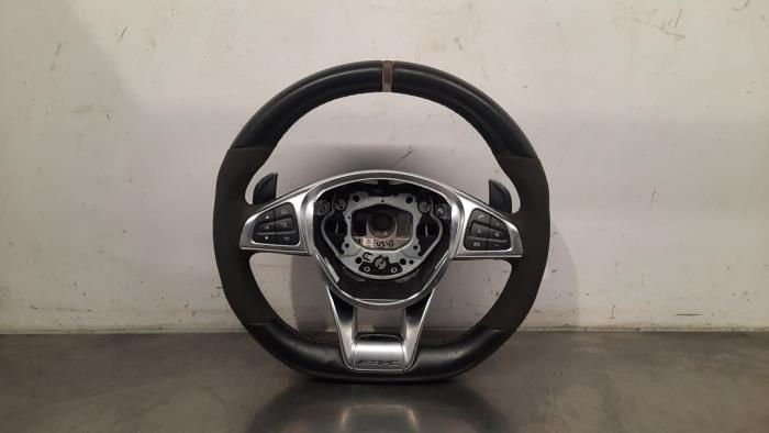 Używane Kierownica Mercedes C-Klasse AMG (W205) C-63 S,Edition 1 AMG 4.0 V8 Biturbo Cena € 399,30 Z VAT oferowane przez Autohandel Didier