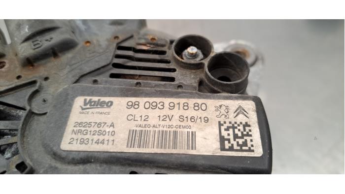 Dynamo Citroen Berlingo Multispace, 2017 1.2 12V PureTech 110, MPV, Bensin, 1.199cc, 81kW (110pk), FWD, EB2ADT; HNP, 2018-06, EGHNP; ERHNP (Begagnad)