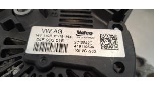 Dynamo van een Volkswagen Polo VI (AW1) 1.0 TSI 12V 2019