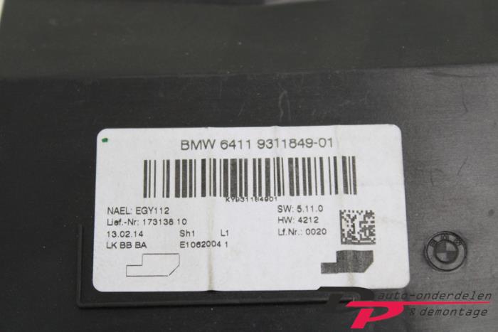 Sterownik ukladu chlodzenia z BMW 1 serie (F20) 114d 1.6 16V 2014