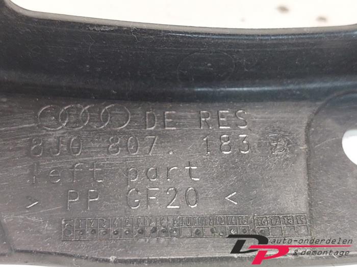 Front bumper bracket, left from a Audi TT Roadster (8J9) 2.0 TFSI 16V 2007