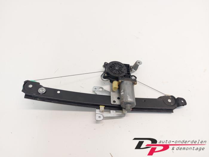 Door window regulator with motor