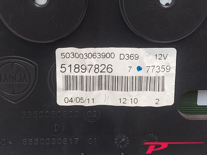 Serrure de contact + ordinateur d'un Fiat Punto Evo (199) 1.3 JTD Multijet 85 16V Euro 5 2011