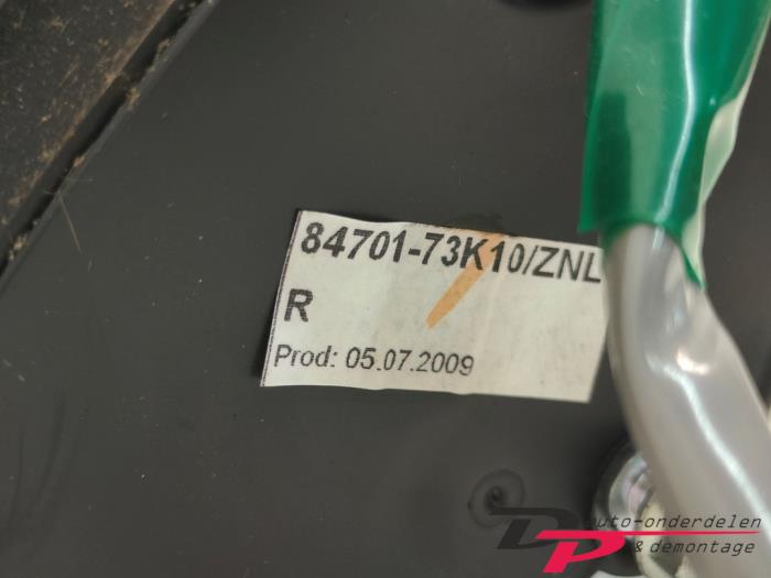 Außenspiegel rechts van een Suzuki Swift (ZA/ZC/ZD1/2/3/9) 1.3 VVT 16V 2010