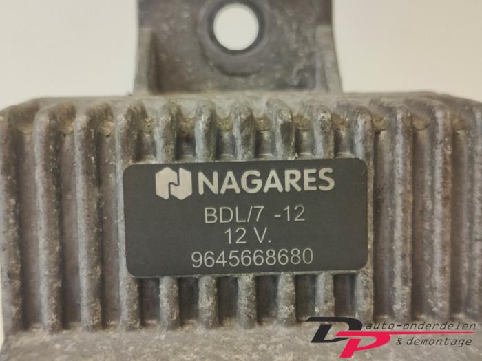 Glow plug relay Citroen Nemo 1.4 HDi 70 9645668680