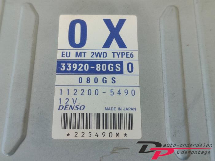 Zündschloss + Steuergerät van een Suzuki Ignis (FH) 1.3 16V 2003