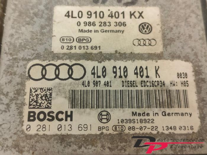 Steuergerät Motormanagement van een Audi Q7 (4LB) 3.0 TDI V6 24V 2006
