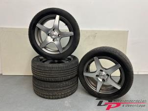 Used Sport rims set + tires Ford Fiesta 6 (JA8) 1.25 16V Price € 195,00 Margin scheme offered by DP Auto-onderdelen & Demontage