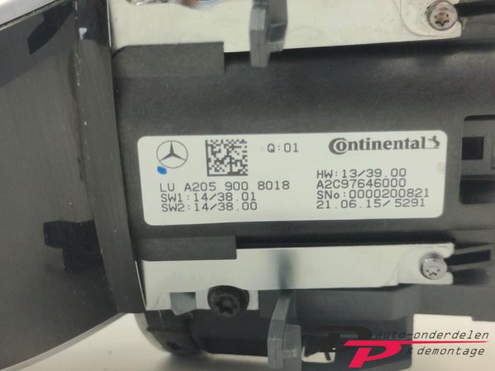 Multi-media control unit Mercedes C Estate C-220 CDI BlueTEC, C-220 d 2 ...