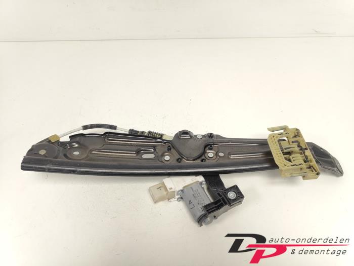 Door window regulator with motor