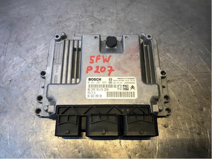 Engine management computer Peugeot 207/207+ 1.6 16V VTi 0261201863 5FW