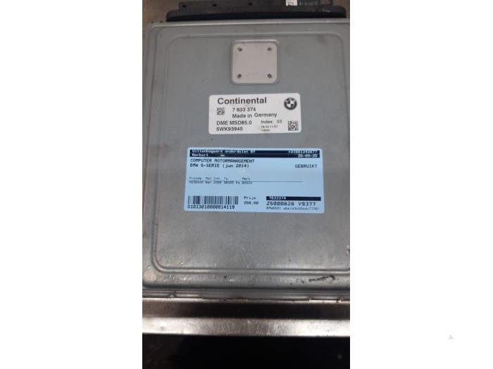 Used Engine management computer BMW 6 serie (F13) 650i V8 32V Price € 250,00 Margin scheme offered by Uittenbogaard onderdelen BV