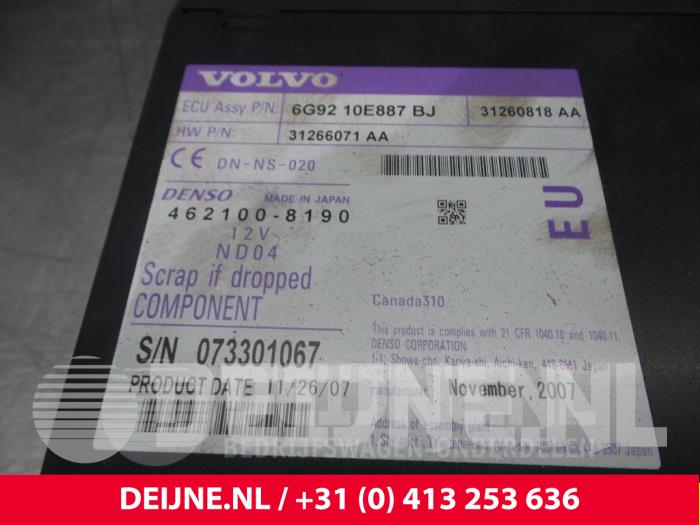 Lecteur DVD d'un Volvo V70 (BW) 2.4 D 20V 2008