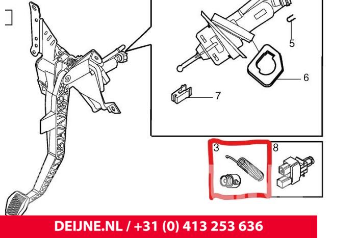 Neue Sonstige Volvo V50 Preis € 9,08 Mit Mehrwertsteuer angeboten von van Deijne Onderdelen Uden B.V.