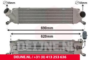 Neuf Intercooler Hyundai H300 Prix € 169,40 Prix TTC proposé par van Deijne Onderdelen Uden B.V.